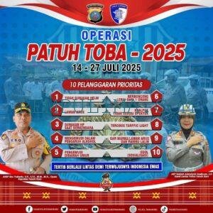 Oprasi Patuh Toba 2025 Berakhir, 445 Belangko Tilang Pelanggaran Keluar